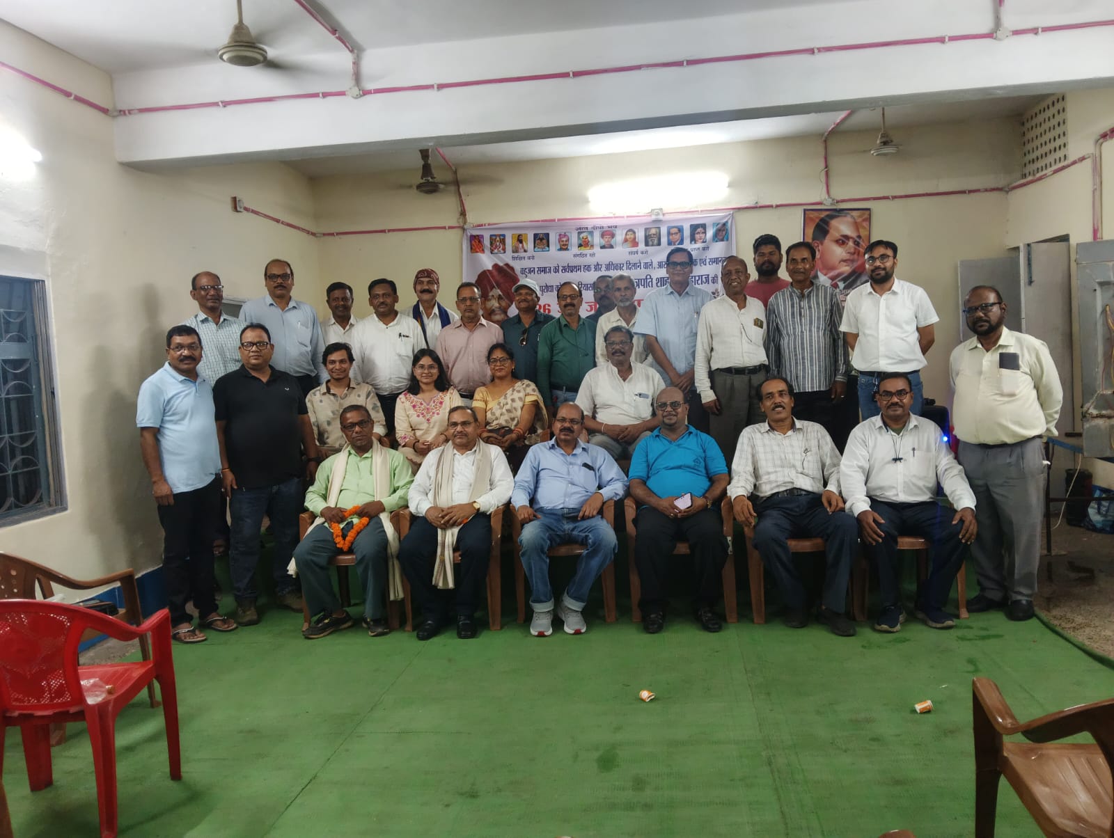 भिलाई: एससी/एसटी एम्पलाइज एसोसिएशन ने मनाई छत्रपति शाहूजी महाराज की जयंती, सेवानिवृत्त श्रमवीरों का किया सम्मान भिलाई: एससी/एसटी एम्पलाइज एसोसिएशन ने मनाई छत्रपति शाहूजी महाराज की जयंती, सेवानिवृत्त श्रमवीरों का किया सम्मान