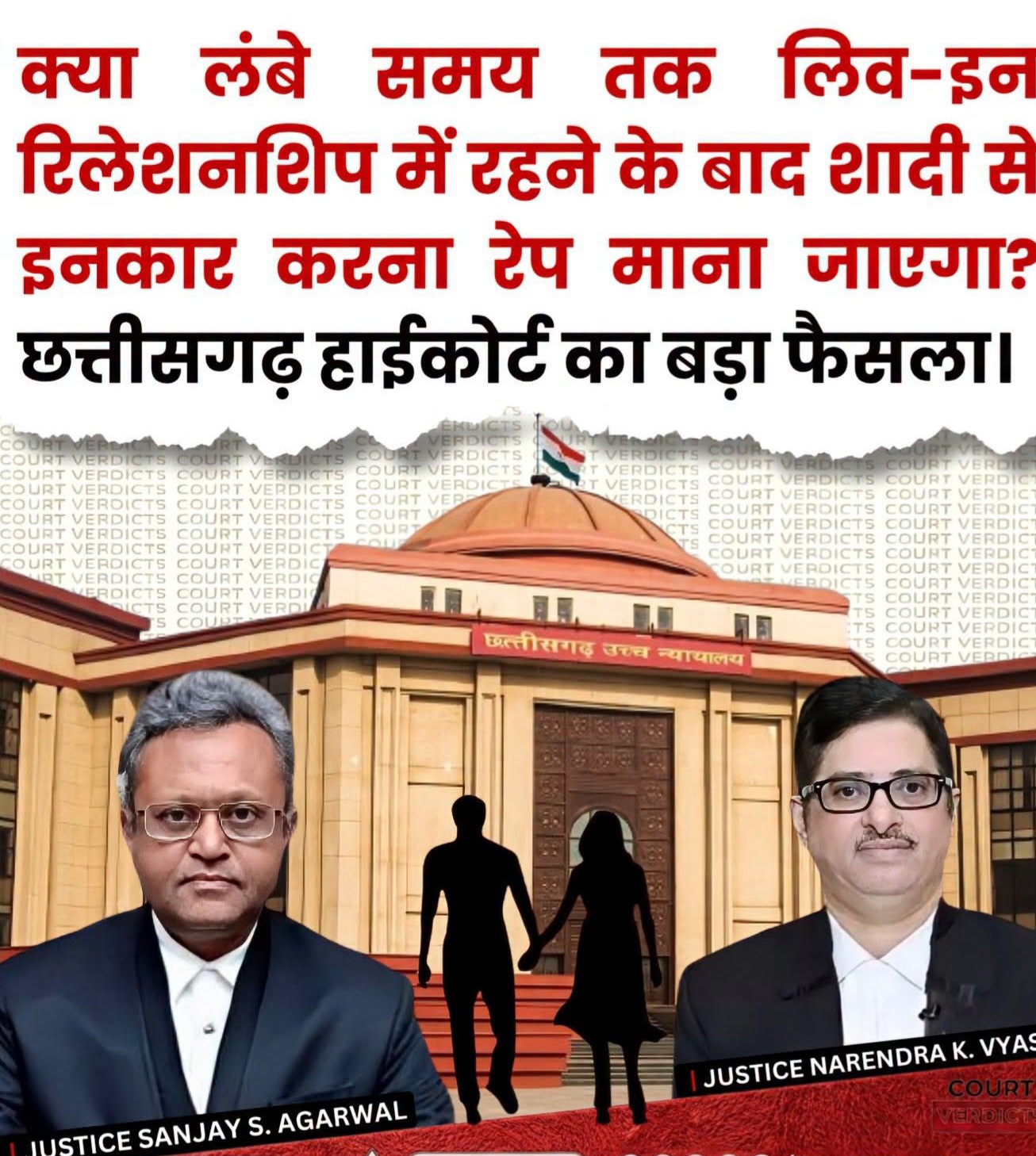 लिव-इन रिलेशनशिप में सहमति से बने संबंध को केवल शादी से इनकार के आधार पर रेप नहीं माना जा सकता: छत्तीसगढ़ हाईकोर्ट लिव-इन रिलेशनशिप में सहमति से बने संबंध को केवल शादी से इनकार के आधार पर रेप नहीं माना जा सकता: छत्तीसगढ़ हाईकोर्ट