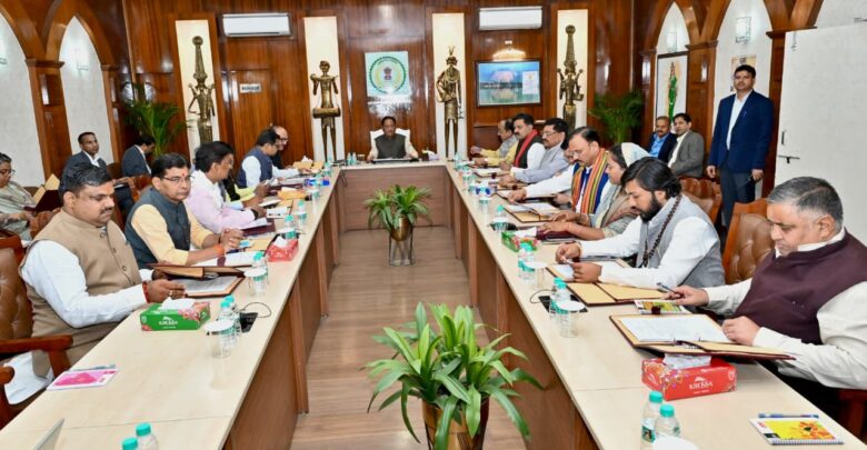 साय कैबिनेट की बैठक खत्म, कई अनेक महत्वपूर्ण मुद्दों पर लगी मुहर, यहां देखें कैबिनेट के अहम फैसले साय कैबिनेट की बैठक खत्म, कई अनेक महत्वपूर्ण मुद्दों पर लगी मुहर, यहां देखें कैबिनेट के अहम फैसले