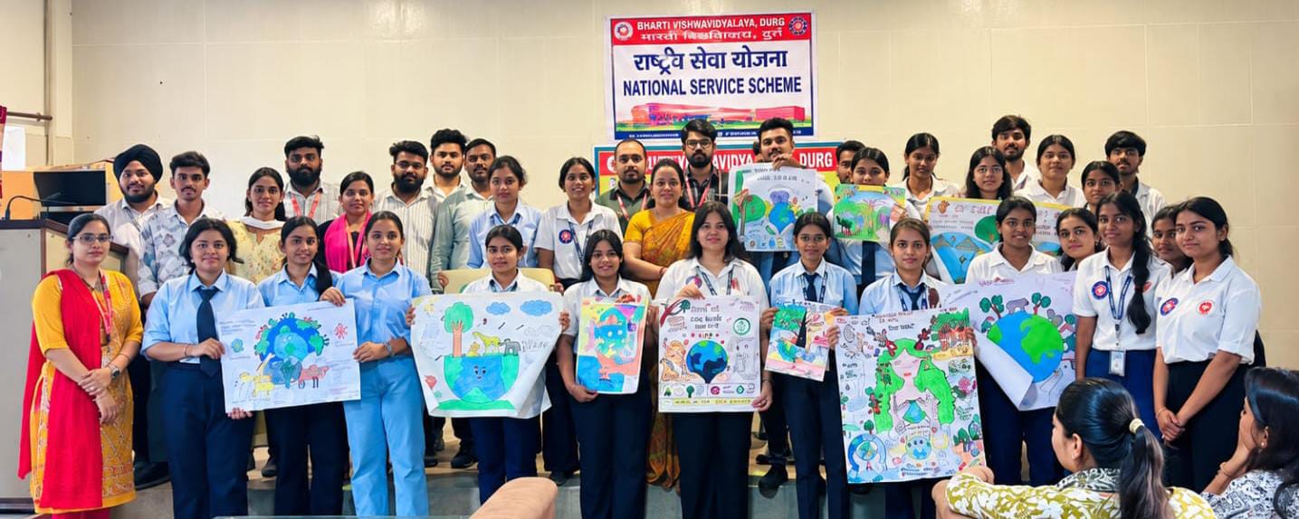 भारती विश्वविद्यालय में वन्यजीव सप्ताह: पोस्टर मेकिंग में मुस्कान प्रथम, योग सत्र में सीखे तनावमुक्त जीवन के गुर भारती विश्वविद्यालय में वन्यजीव सप्ताह: पोस्टर मेकिंग में मुस्कान प्रथम, योग सत्र में सीखे तनावमुक्त जीवन के गुर