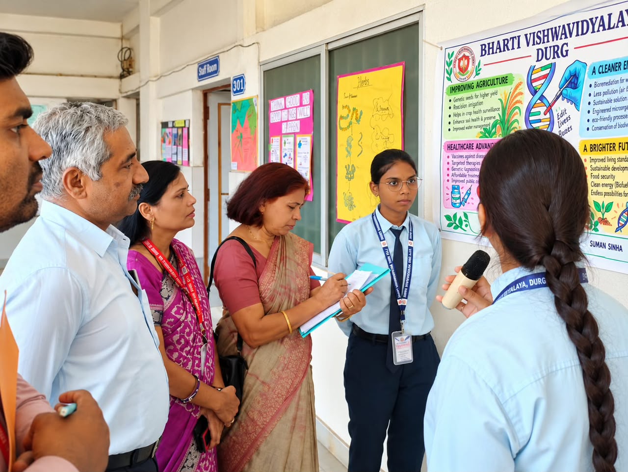 भारती विश्वविद्यालय में माइक्रोऑर्गेनिज्म डे पर विद्यार्थियों ने दिखाई वैज्ञानिक प्रतिभा भारती विश्वविद्यालय में माइक्रोऑर्गेनिज्म डे पर विद्यार्थियों ने दिखाई वैज्ञानिक प्रतिभा
